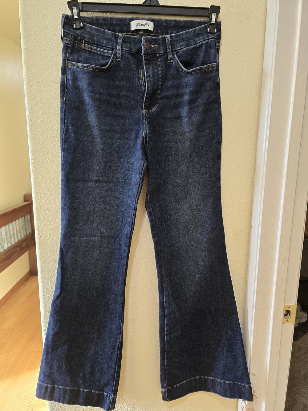 Wrangler Women's Dark Blue Flare Jeans